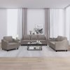 3dílná sedací souprava s poduškami taupe textil 3201777