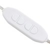 Nástěnné zrcadlo s LED osvětlením čtvercové sklo 3078635