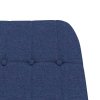 Houpací křeslo modré textil 341257