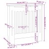 Kryt na radiátor MDF 78 cm 325562