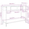 Konzolový stolek dub sonoma 100 x 34,5 x 75 cm kompozitní dřevo 834161