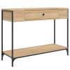 Konzolový stolek dub sonoma 100 x 34,5 x 75 cm kompozitní dřevo 834161