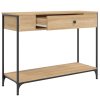 Konzolový stolek dub sonoma 100 x 34,5 x 75 cm kompozitní dřevo 834161