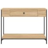 Konzolový stolek dub sonoma 100 x 34,5 x 75 cm kompozitní dřevo 834161