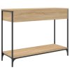 Konzolový stolek dub sonoma 100 x 34,5 x 75 cm kompozitní dřevo 834161