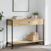Konzolový stolek dub sonoma 100 x 34,5 x 75 cm kompozitní dřevo 834161