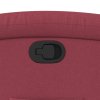 Polohovací křeslo vínové textil 371730