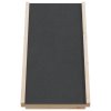 Rampa pro psy šedá 70 x 35 cm masivní jedlové dřevo 172418