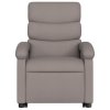Zvedací polohovací křeslo taupe textil 3203986