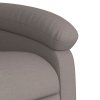 Zvedací polohovací křeslo taupe textil 3203986