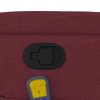 Zvedací masážní polohovací křeslo vínové textil 3204383