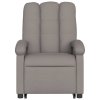 Zvedací polohovací křeslo taupe textil 3204100