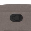 Zvedací polohovací křeslo taupe textil 3204604