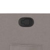 Zvedací polohovací křeslo taupe textil 3206802