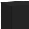 Noční stolek s LED osvětlením černý 70 x 36 x 40,5 cm 836778