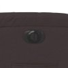 Elektrické polohovací křeslo tmavě hnědé textil 3204805