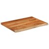 Koupelnová deska 70x60x2,5 cm obdélník masivní akáciové dřevo 370259