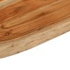 Koupelnová deska 70x60x2,5 cm obdélník masivní akáciové dřevo 370259