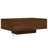 Konferenční stolek s LED osvětlením hnědý dub 85 x 55 x 31 cm 836615