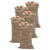 Jutové pytle 5 ks 65 x 135 cm 100% juta 220 g/m² 155779