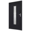 Vchodové dveře antracitové 88 x 200 cm PVC 3187903