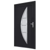 Vchodové dveře antracitové 108 x 208 cm PVC 3187884