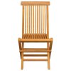 Zahradní židle s béžovými poduškami 8 ks masivní teak 3072935