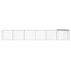 Klec pro kuřata se střechou antracitová 603 x 98 x 90 cm ocel 3189041