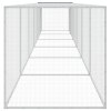 Klec pro kuřata se střechou antracitová 603 x 98 x 90 cm ocel 3189041