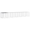 Klec pro kuřata se střechou antracitová 603 x 98 x 90 cm ocel 3189041