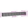 Klec pro kuřata se střechou světle šedá 803 x 98 x 90 cm ocel 3189057