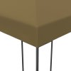 Altán se světelnými LED řetězy 3 x 4 m taupe 3070310