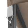 Altán se světelnými LED řetězy 4 x 3 m taupe 3070325