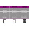 Vchodové dveře bílé 98 x 200 cm PVC 3187863