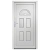 Vchodové dveře bílé 98 x 208 cm PVC 3187913