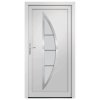 Vchodové dveře bílé 88 x 200 cm PVC 3187861