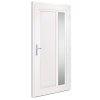 Vchodové dveře bílé 108 x 208 cm PVC 3157099
