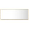 LED koupelnové zrcadlo dub sonoma 100 x 8,5 x 37 cm akrylové 804943