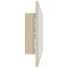 LED koupelnové zrcadlo dub sonoma 100 x 8,5 x 37 cm akrylové 804943