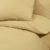 Sada ložního prádla taupe 200 x 220 cm lehké mikrovlákno 135993