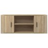 TV skříňka dub sonoma 100 x 35 x 40 cm kompozitní dřevo 823094