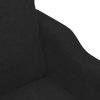 3dílná sedací souprava s poduškami černá textil 3201774