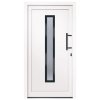 Vchodové dveře bílé 108 x 200 cm PVC 3157082