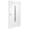 Vchodové dveře bílé 108 x 200 cm PVC 3157082