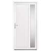 Vchodové dveře bílé 108 x 208 cm PVC 3157096