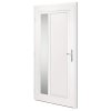 Vchodové dveře bílé 108 x 208 cm PVC 3157096