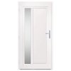 Vchodové dveře bílé 108 x 208 cm PVC 3157096