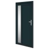 Vchodové dveře antracitové 108 x 208 cm PVC 3157105