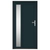 Vchodové dveře antracitové 108 x 208 cm PVC 3157105