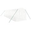 Skleník s ocelovým rámem bílý 16 m² 8 x 2 x 2 m 3188030